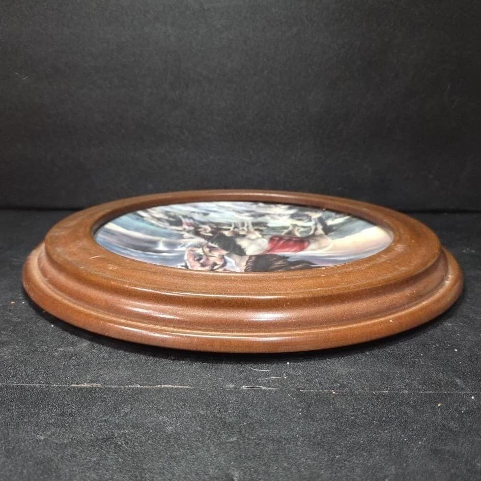 Bradford Exchange "The Provider" Collectors Plate, Hunters of the Spirit Decor - Thumbnail 8