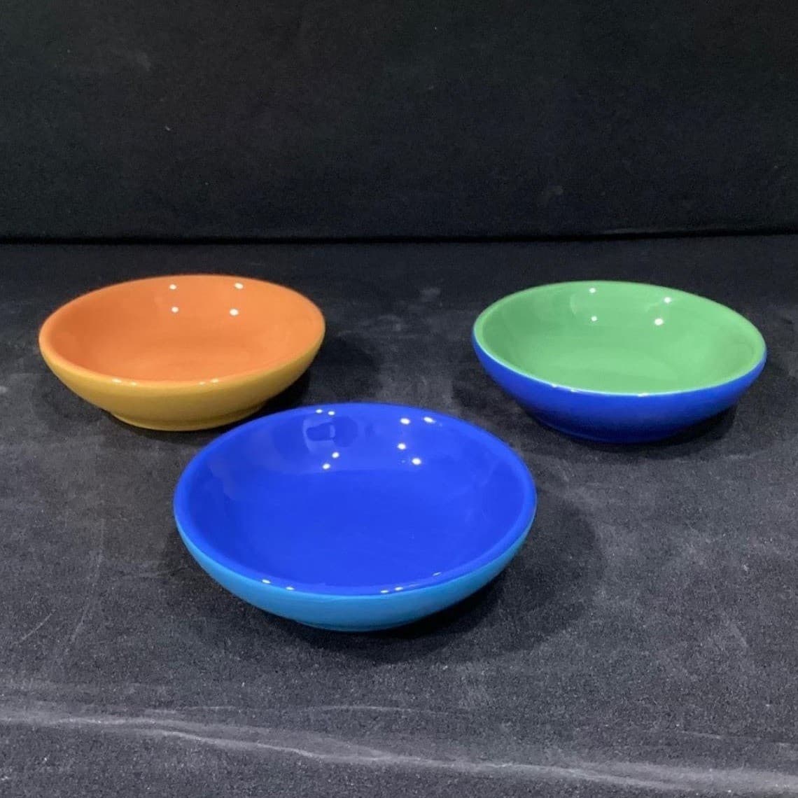 Sonoma Life + Style Summer Stripe Sauce Bowls, Set of 3, Multicolor Kitchenware - Thumbnail 3