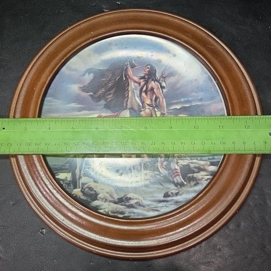 Bradford Exchange "The Provider" Collectors Plate, Hunters of the Spirit Decor - Thumbnail 5