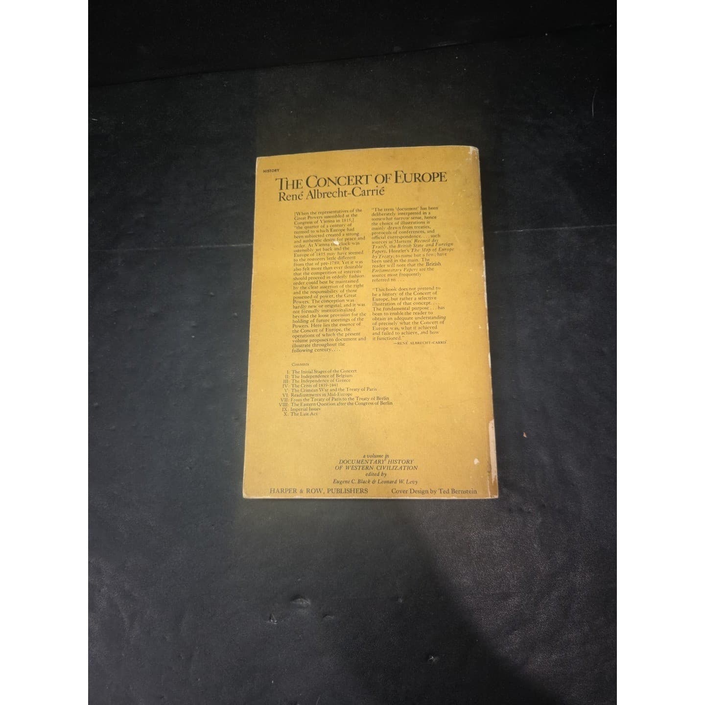 The Concert of Europe 1815-1914 by Rene Albrecht-Carrie, Harper Torchbooks - Thumbnail 7