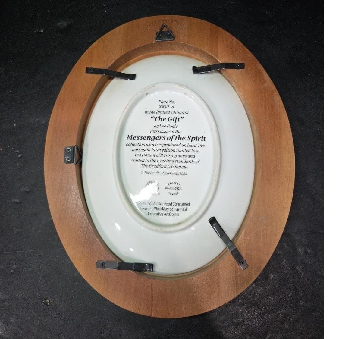 Bradford Exchange "The Vision" Collector Plate, Messengers of Spirit Collection - Thumbnail 3