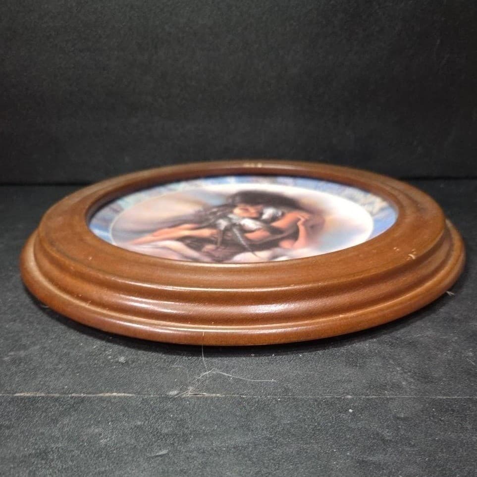 Bradford Exchange "The Lovers" Collectible Plate, Native American Soul Mates - Thumbnail 6