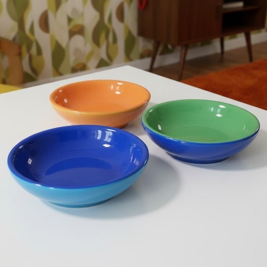 Sonoma Life + Style Summer Stripe Sauce Bowls, Set of 3, Multicolor Kitchenware