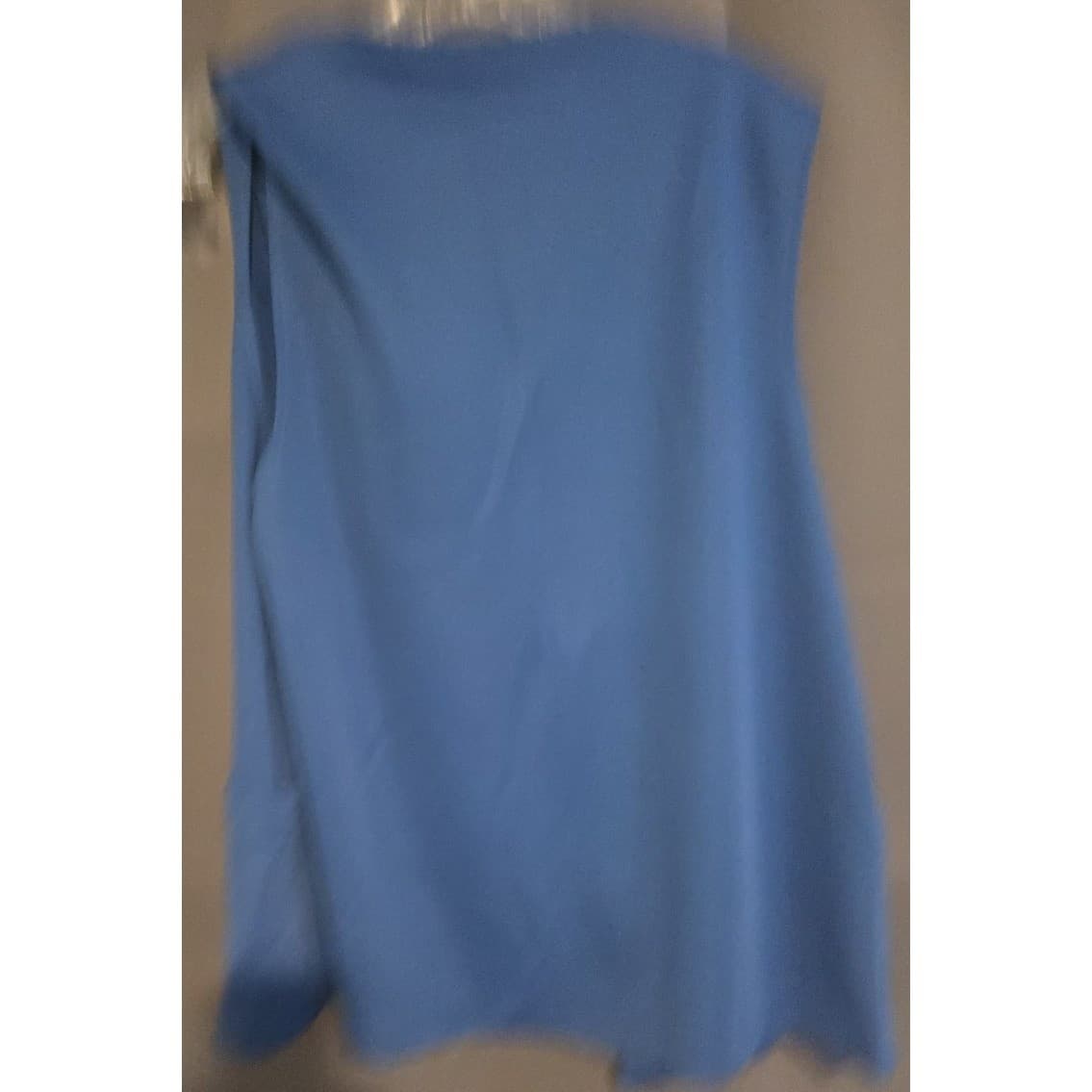 Cricket Lane Vintage Royal Blue Open Front Tailored Vest, Women's Size 14, USA - Thumbnail 4