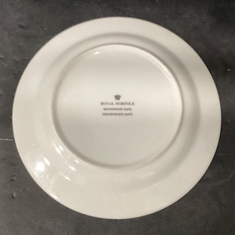 Royal Norfolk Fruit & Wine Theme Salad Plates, Set of 4, Christine Coleman Art - Thumbnail 5