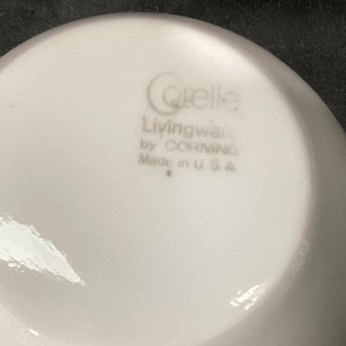 Corelle Crazy Daisy Spring Blossom Coffee Cups, Set of 4, Vtg Hook Handle Mugs - Thumbnail 6