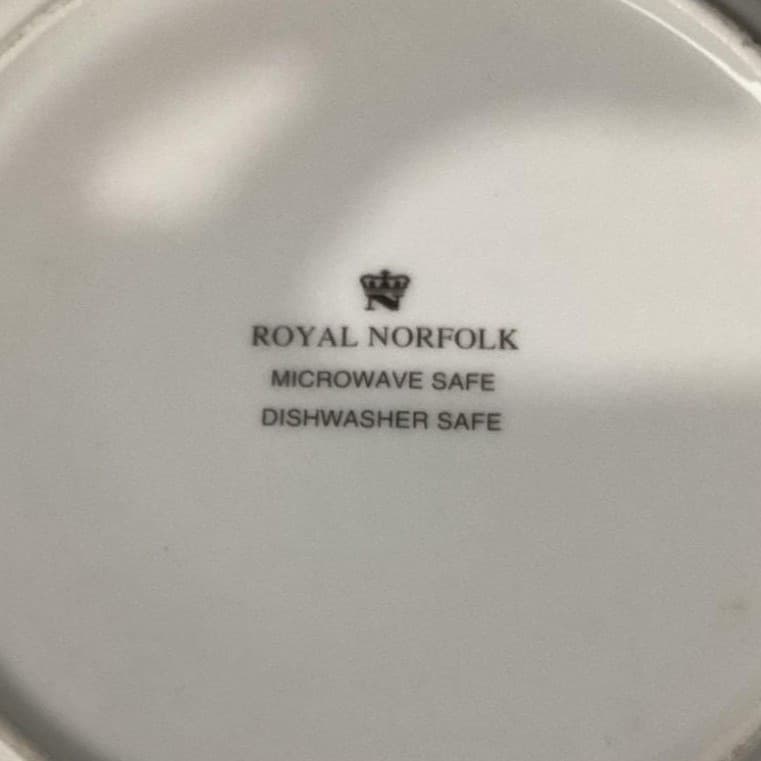 Royal Norfolk Fruit & Wine Theme Salad Plates, Set of 4, Christine Coleman Art - Thumbnail 6