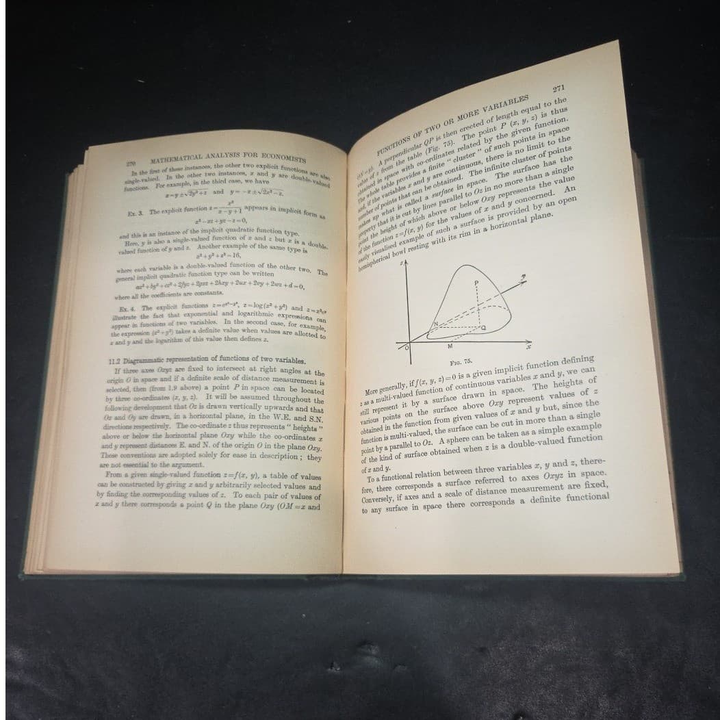 Mathematical Analysis for Economists R.G.D Allen 1950 Macmillan London Hardcover - Thumbnail 7