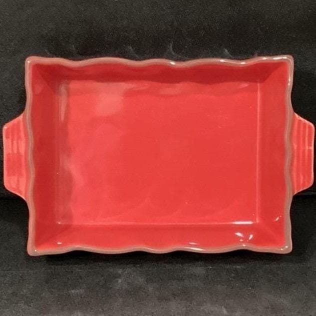 Chantal 1.25 Qt Red Ceramic Baking Dish, #93-EDRT22, Modern Stoneware Bakeware - Thumbnail 5