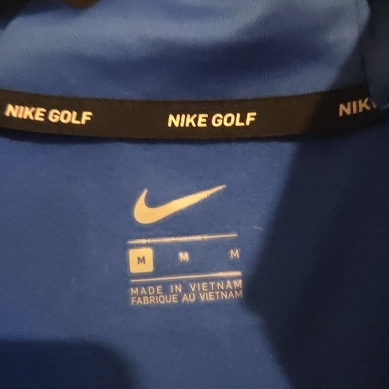 Nike Golf BASL Quarter Zip Pullover, Woman's Medium, Blue Mock Neck Sweatshirt - Thumbnail 5