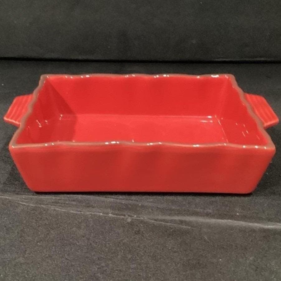 Chantal 1.25 Qt Red Ceramic Baking Dish, #93-EDRT22, Modern Stoneware Bakeware - Thumbnail 10