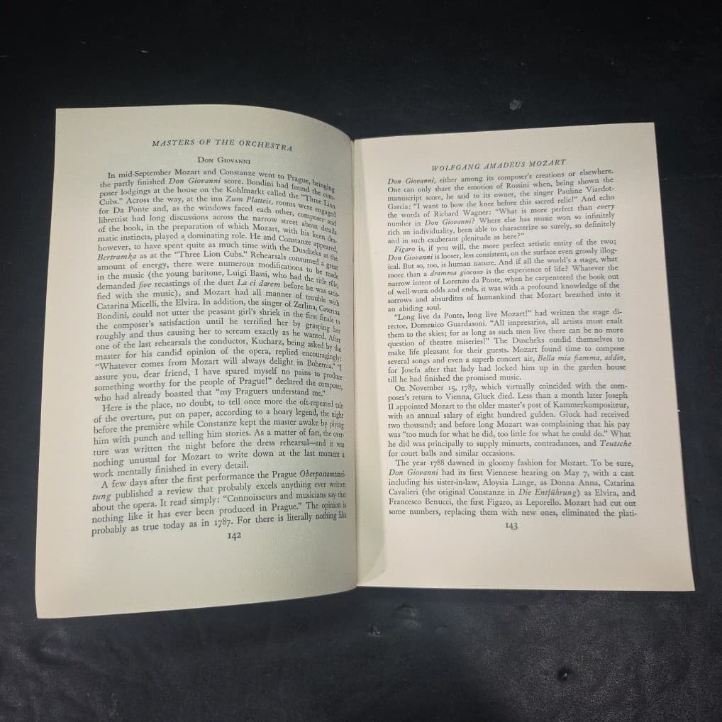 Masters of the Orchestra Bach to Prokofieff, 1954 Hardcover, Biancolli Peyser - Thumbnail 6