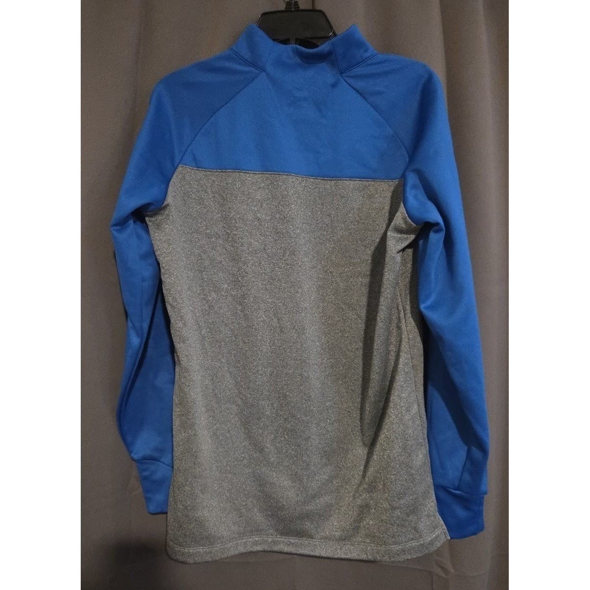 Nike Golf BASL Quarter Zip Pullover, Woman's Medium, Blue Mock Neck Sweatshirt - Thumbnail 4