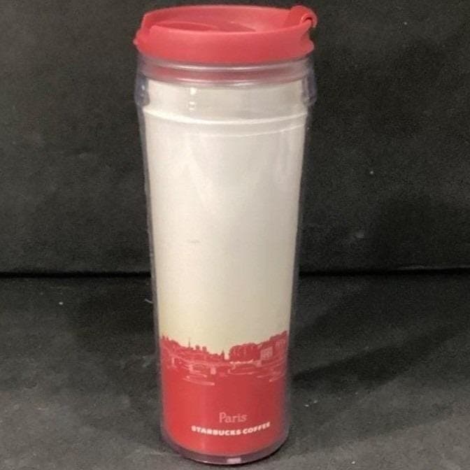 Starbucks Paris Eiffel Tower Travel Tumbler, Vintage City Series Coffee Cup 2004 - Thumbnail 11