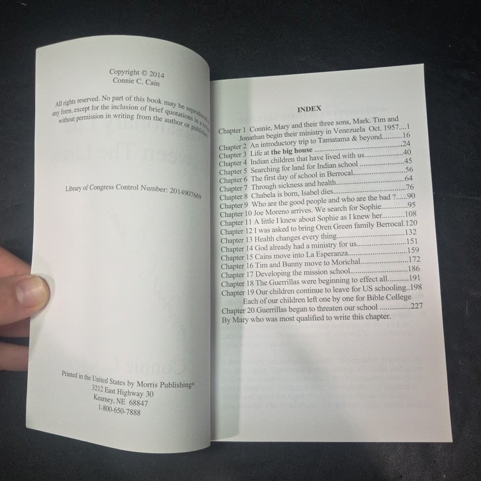 Missionary Life Between the Lines by Connie C. Cain, Venezuela Memoir, Signed - Thumbnail 4
