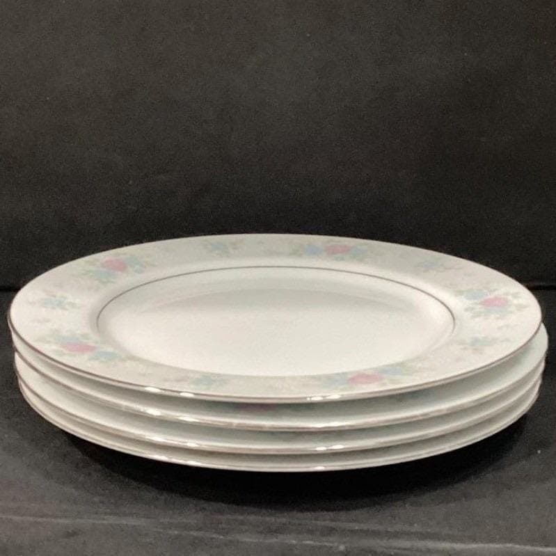 Presige China "China Garden" Dinner Plates, Set of 4 Multicolor Floral Porcelain - Thumbnail 9