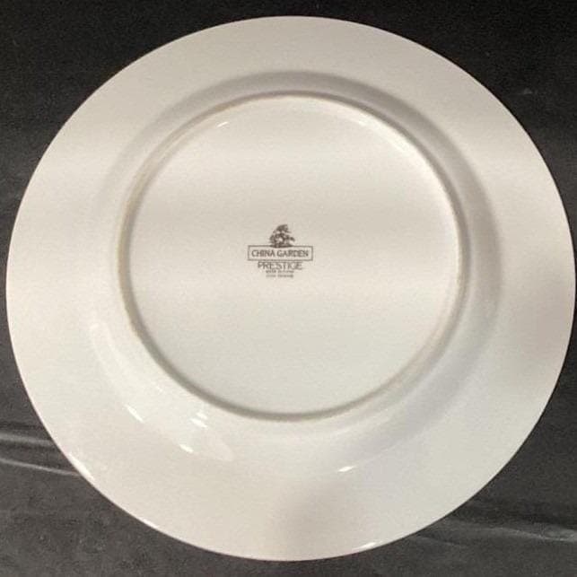 Presige China "China Garden" Dinner Plates, Set of 4 Multicolor Floral Porcelain - Thumbnail 4