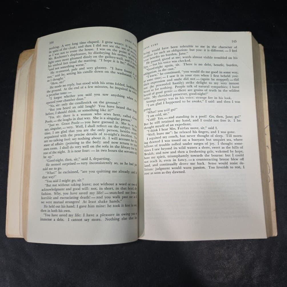 Jane Eyre by Charlotte Bronte, Riverside Editions, Softcover Houghton Mifflin - Thumbnail 6