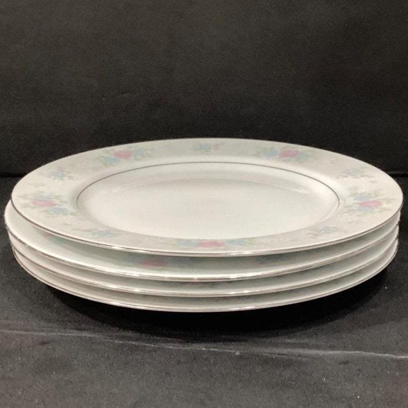Presige China "China Garden" Dinner Plates, Set of 4 Multicolor Floral Porcelain - Thumbnail 8