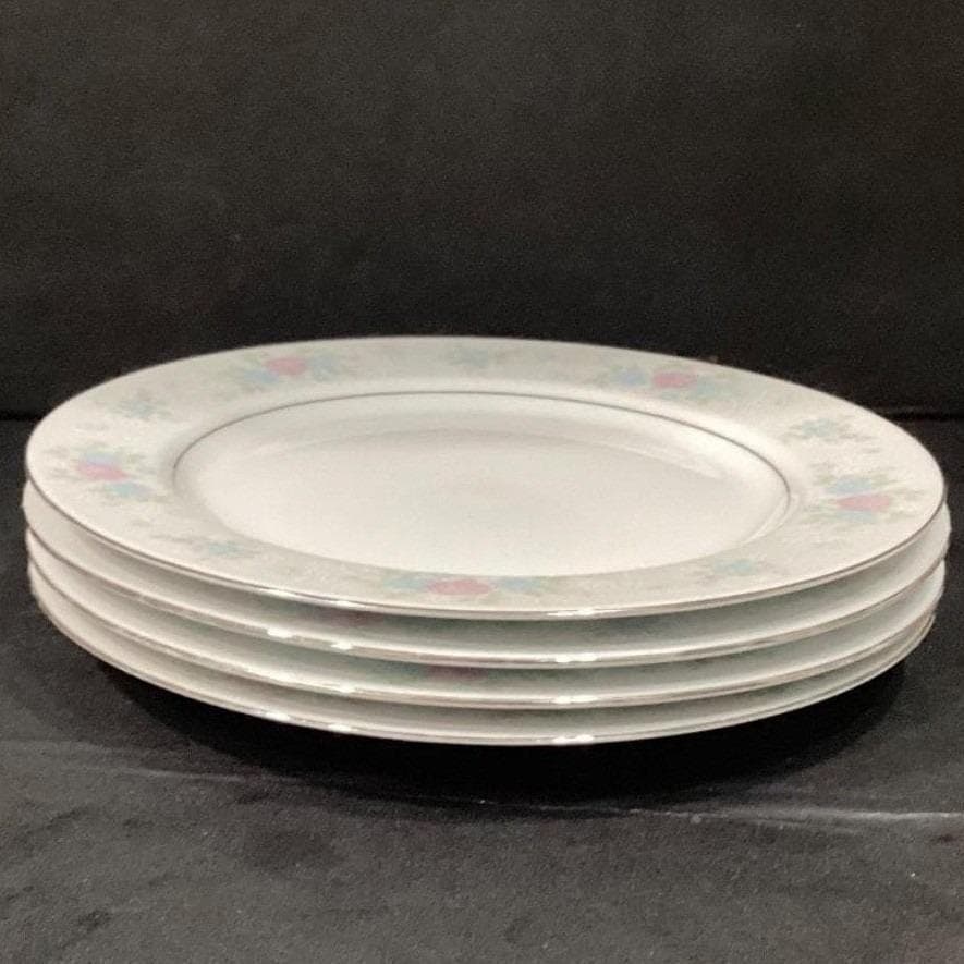 Presige China "China Garden" Dinner Plates, Set of 4 Multicolor Floral Porcelain - Thumbnail 7