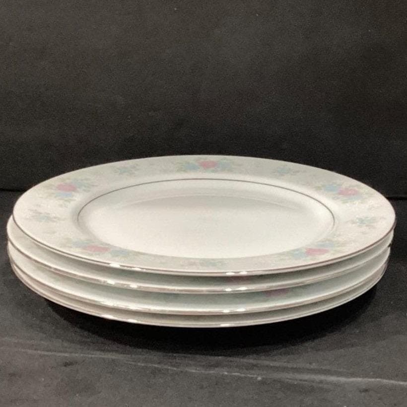 Presige China "China Garden" Dinner Plates, Set of 4 Multicolor Floral Porcelain - Thumbnail 10