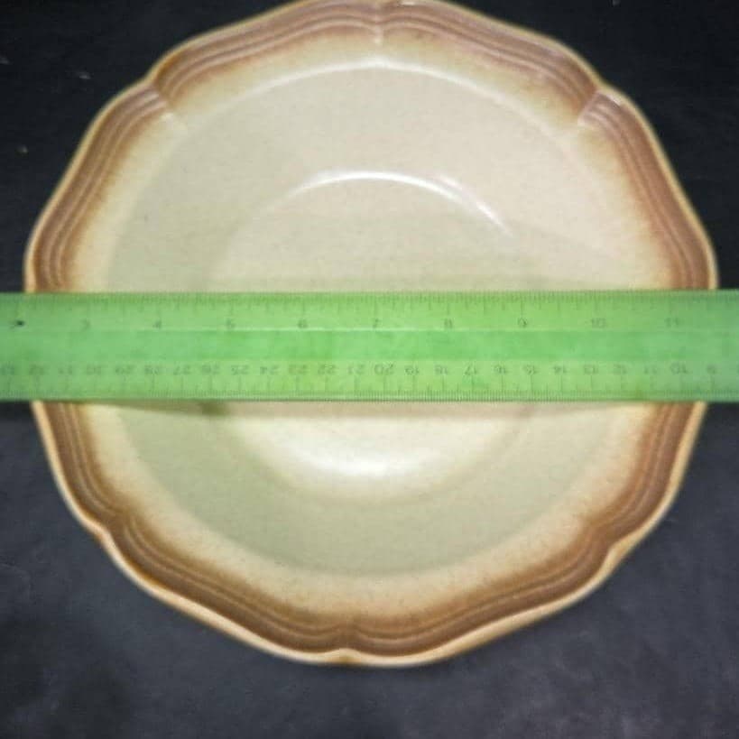 Mikasa Whole Wheat Vegetable Serving Bowl, Vtg Stoneware Tableware, Dinnerware - Thumbnail 5