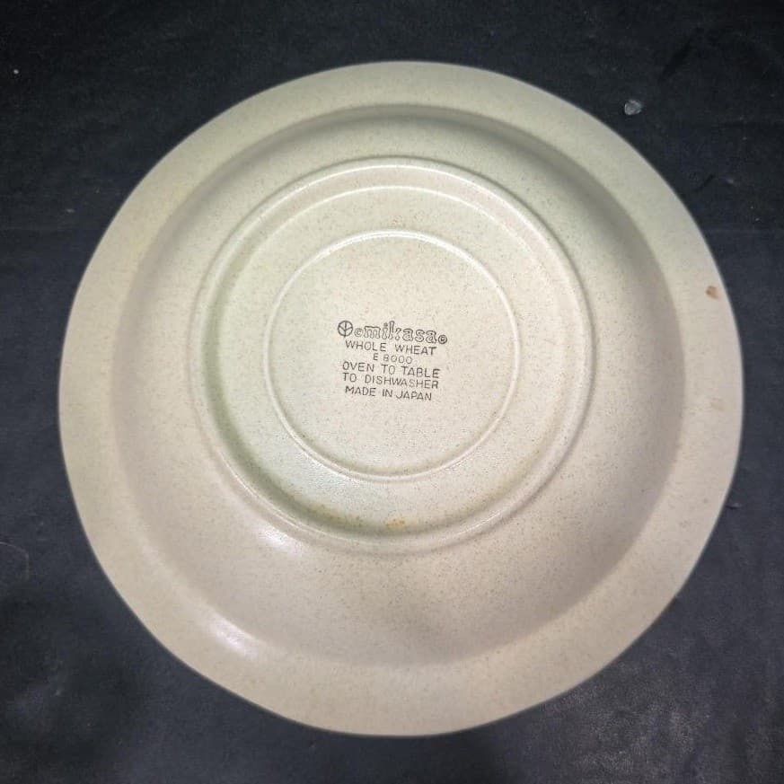 Mikasa Whole Wheat Vegetable Serving Bowl, Vtg Stoneware Tableware, Dinnerware - Thumbnail 4