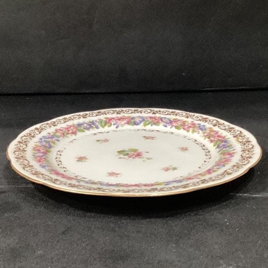 Royal Cauldon "Victoria" Salad Plate, Peonies Pattern, Vtg England Bone China - Thumbnail 7