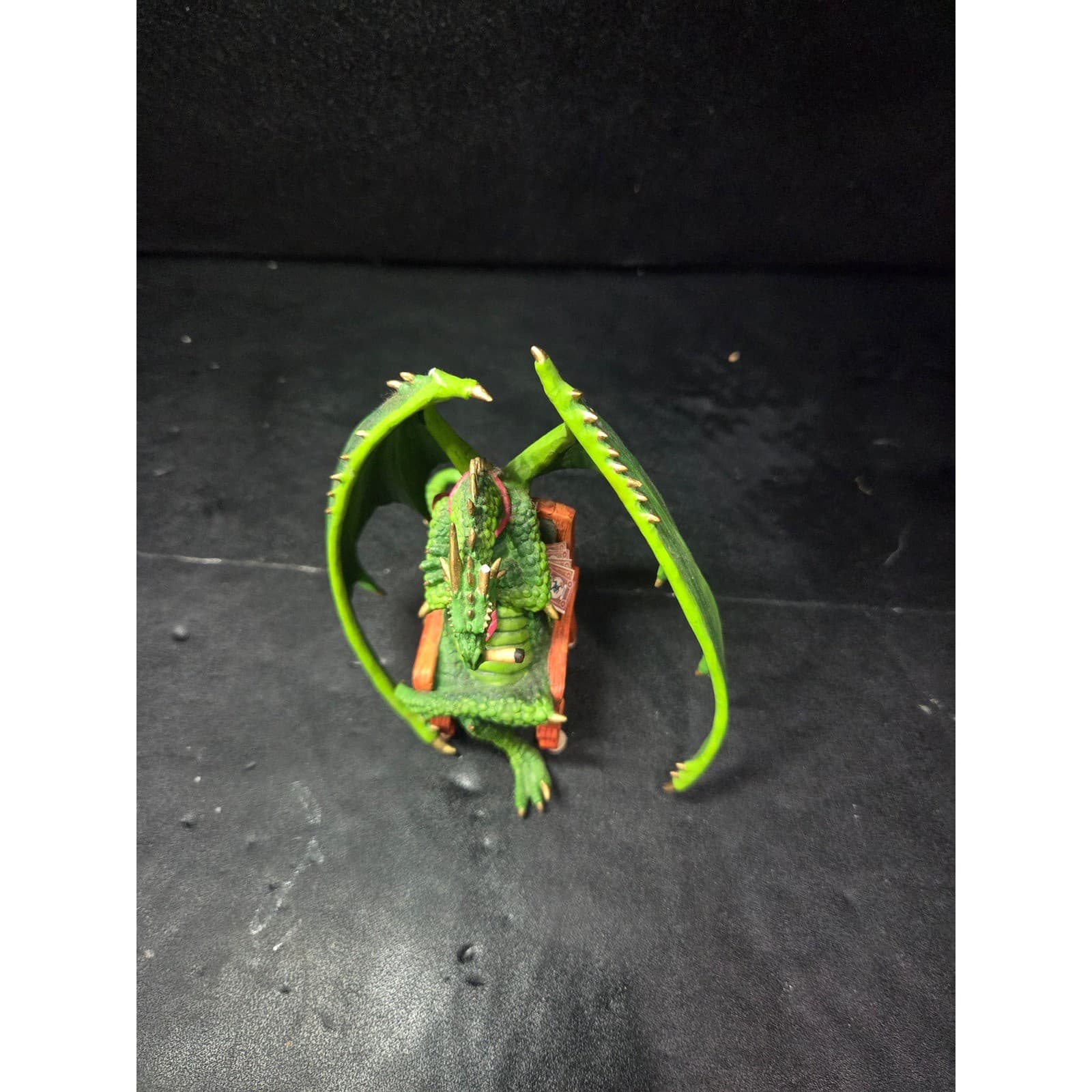 Hamilton Collection Foldin' Freddy, Hold'em or Fold'em Poker, Dragon Figure Flaw - Thumbnail 6