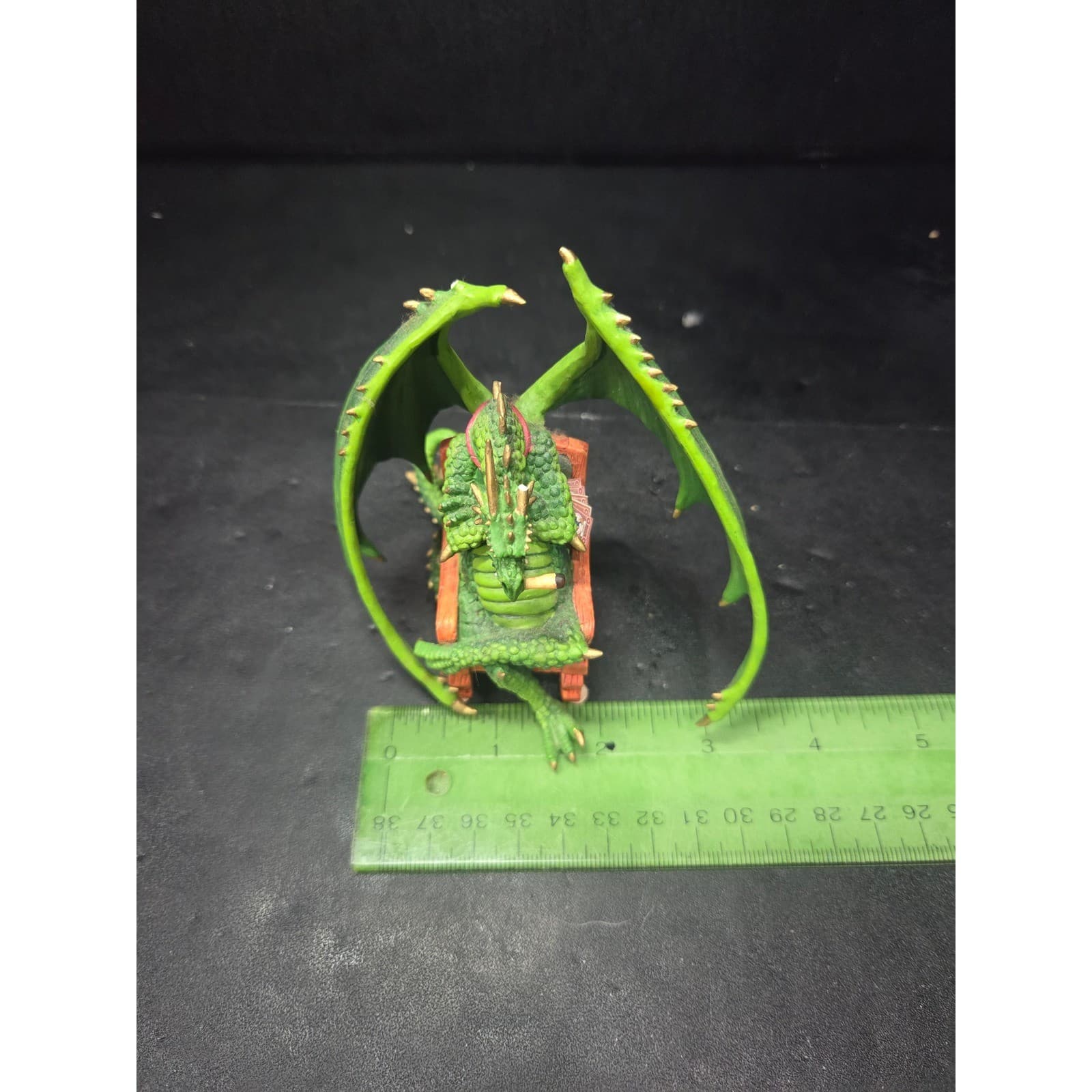 Hamilton Collection Foldin' Freddy, Hold'em or Fold'em Poker, Dragon Figure Flaw - Thumbnail 10