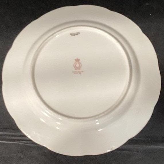 Royal Cauldon "Victoria" Salad Plate, Peonies Pattern, Vtg England Bone China - Thumbnail 4