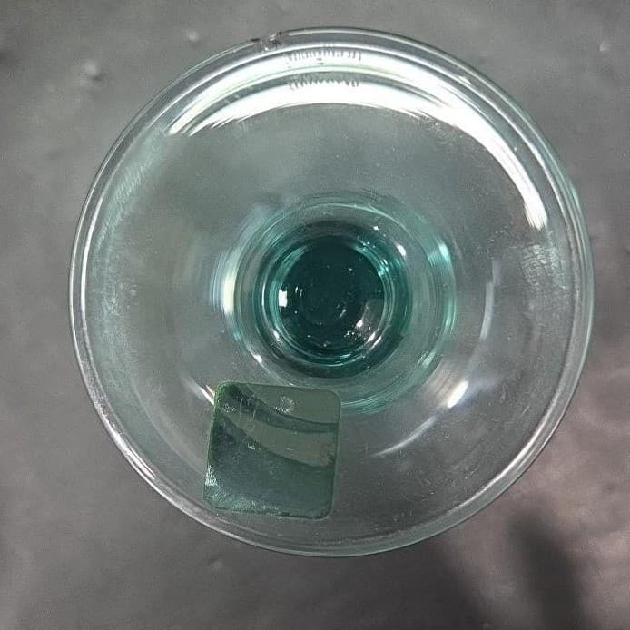 Marquis Waterford Bermuda Green Champagne Coupe, Vintage Cut Crystal Stemware - Thumbnail 8