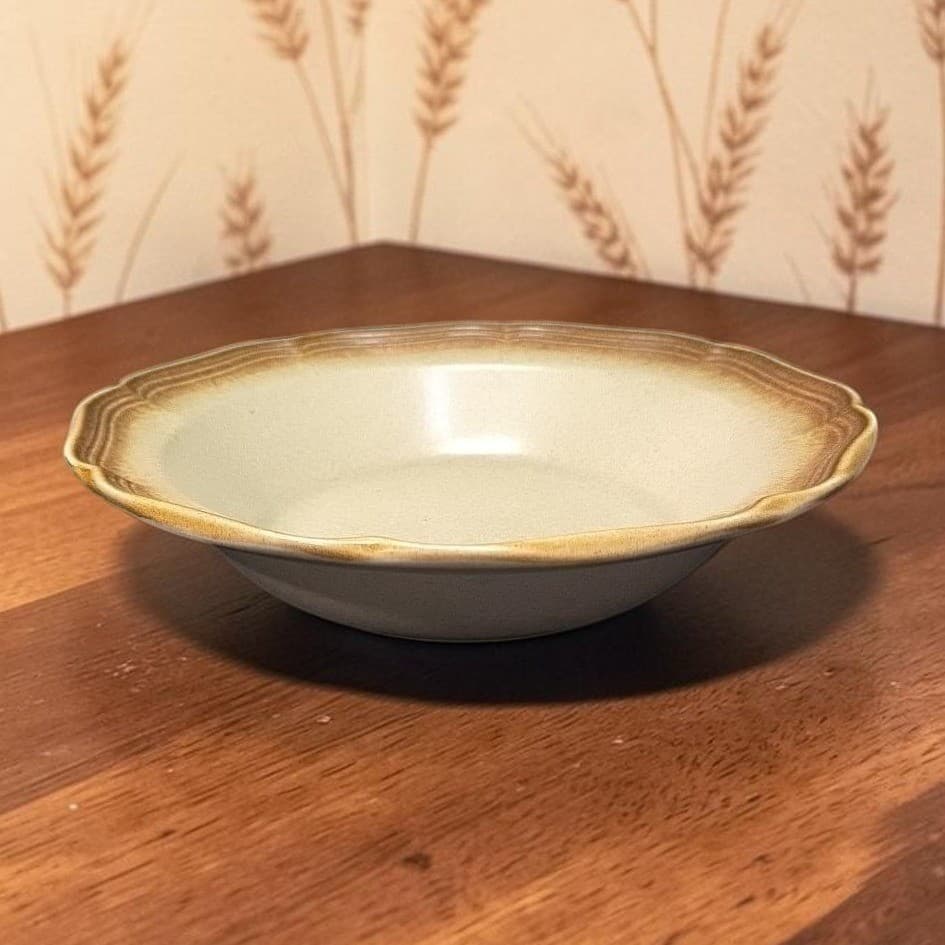 Mikasa Whole Wheat Vegetable Serving Bowl, Vtg Stoneware Tableware, Dinnerware