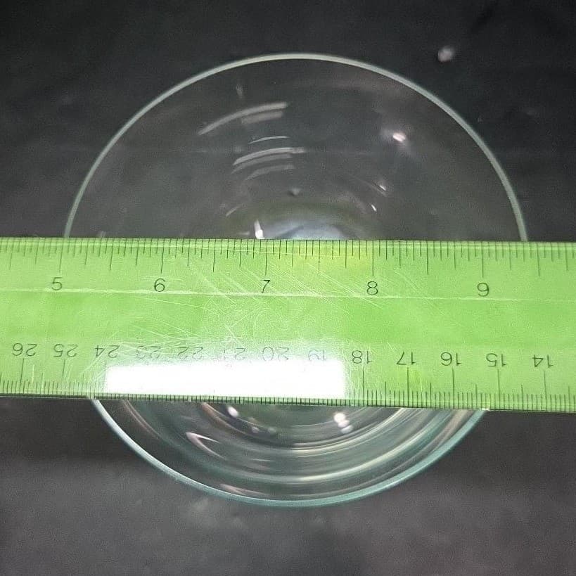 Marquis Waterford Bermuda Green Champagne Coupe, Vintage Cut Crystal Stemware - Thumbnail 11