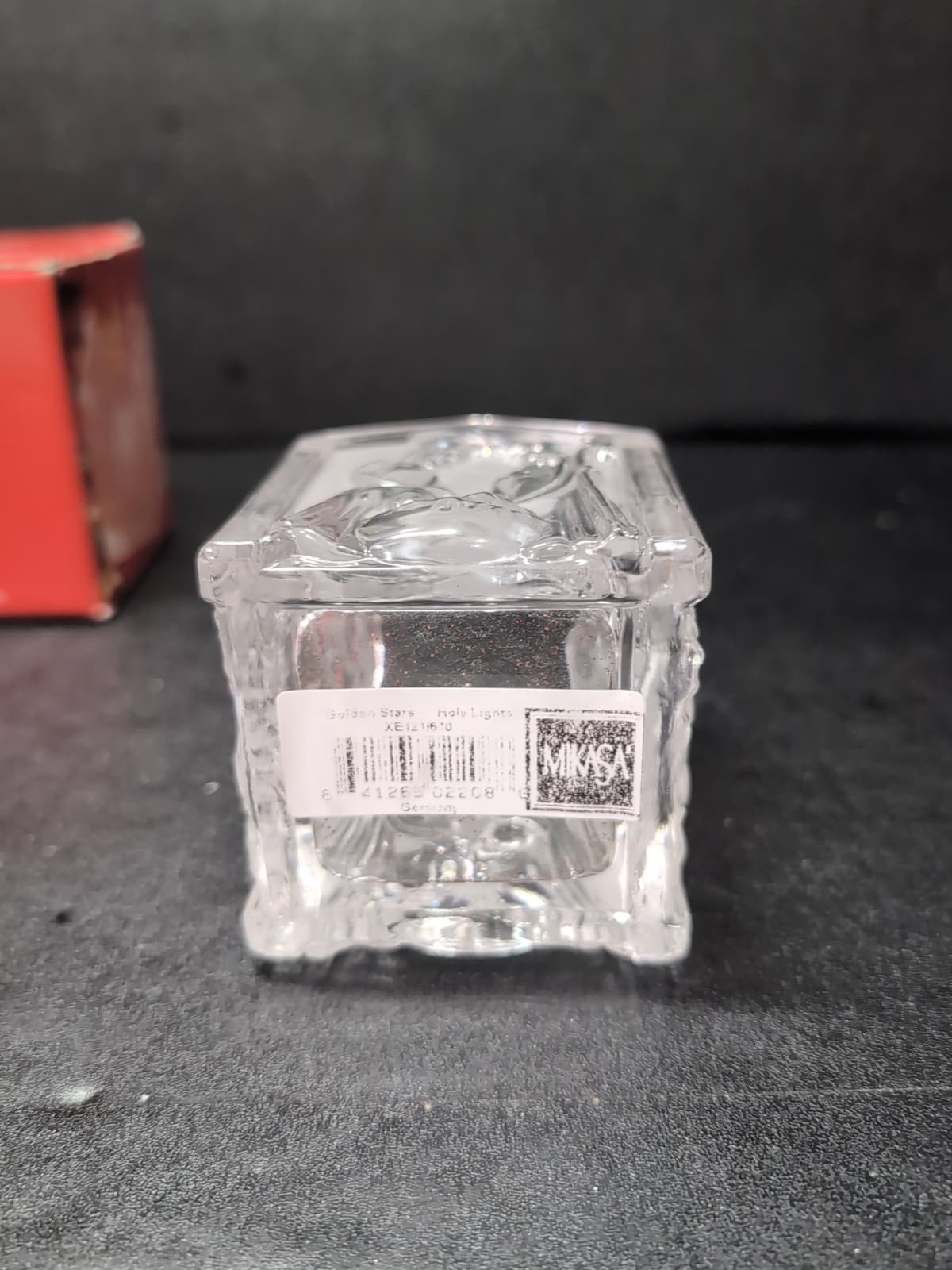 Mikasa Holy Lights Nativity Candle Holder, Glass Candle Decor, Christmas Decor - Thumbnail 6