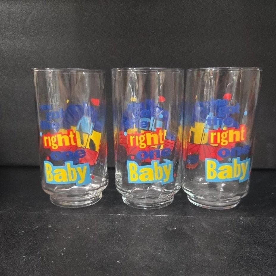 Diet Pepsi Vintage "You Got The Right One Baby" Tumblers, Set of 3, Drinkware - Thumbnail 7