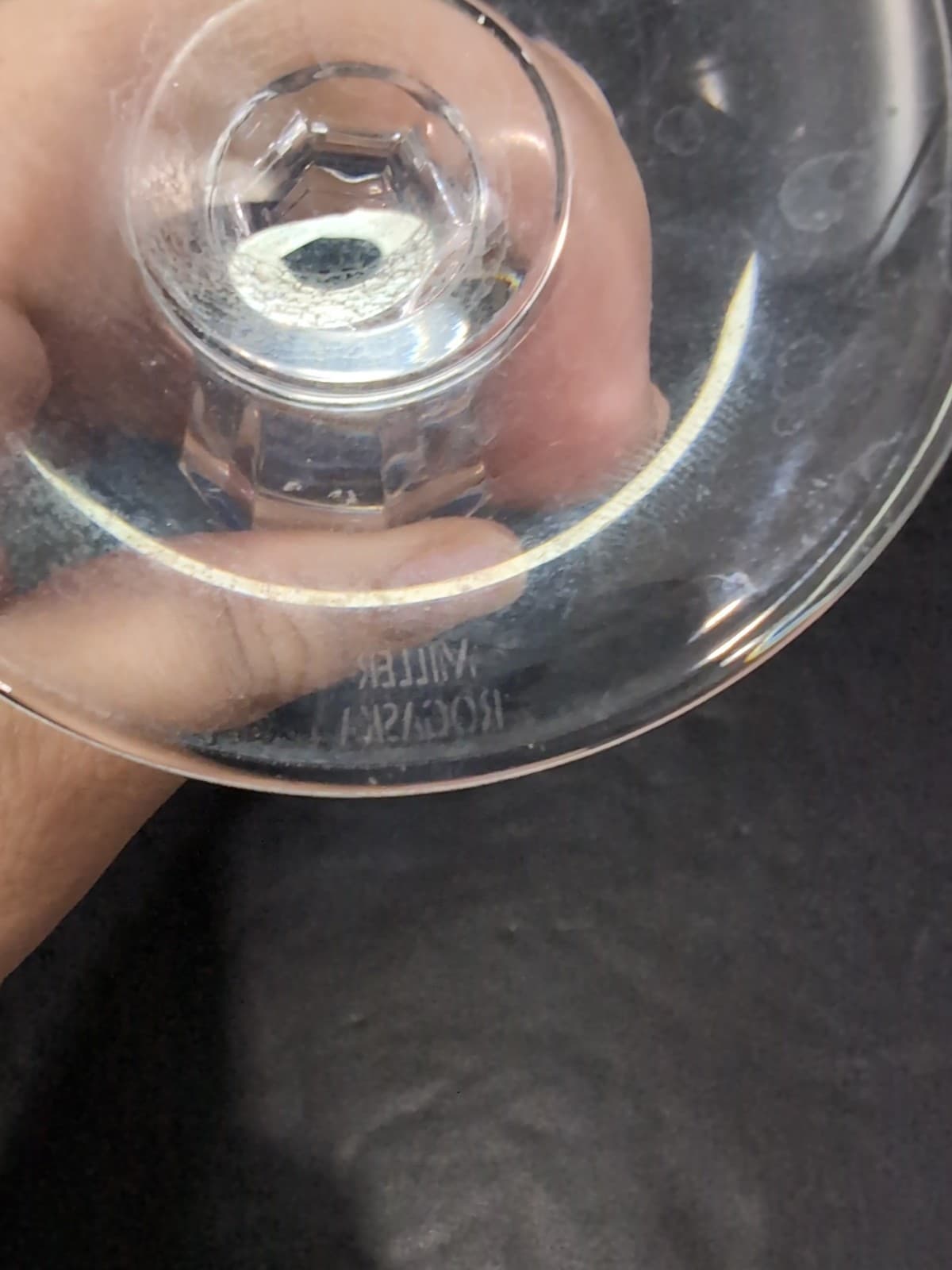 Miller Roganka Alfresco Blue Water Goblet, Lead Crystal Glassware, Hand Blown - Thumbnail 8