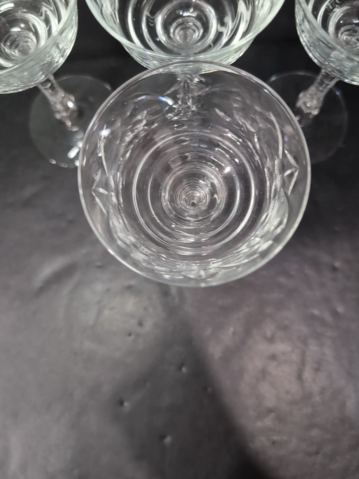Libbey Rock Sharpe Normandy Champagne Glasses, Sherbet Glasses, Set of 4 Vintage - Thumbnail 6
