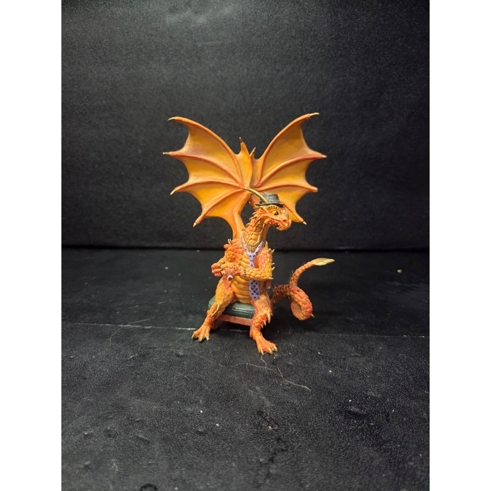 The Hamilton Collection "Cheatin' Charlie" Dragon, Hold'em Or Fold'em Figurine