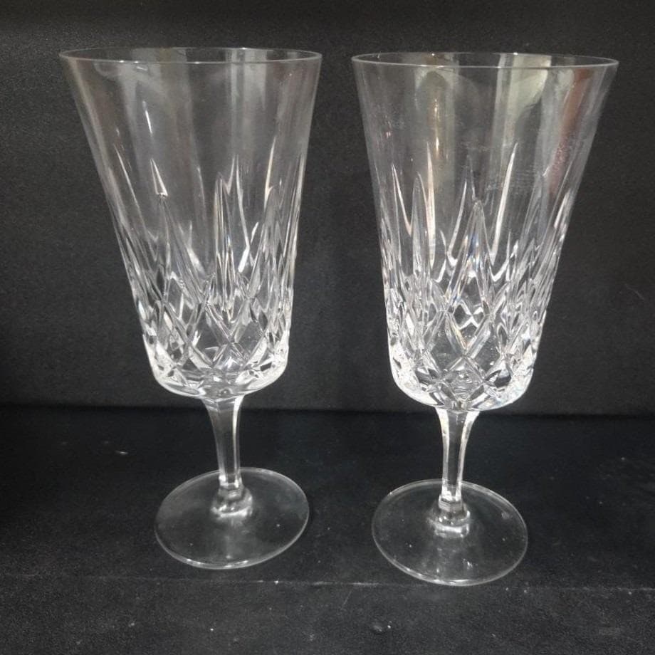 Noritake Crystal D'orsay Iced Tea Goblets, Set of 2, Vintage Drinkware, Stemware - Thumbnail 10