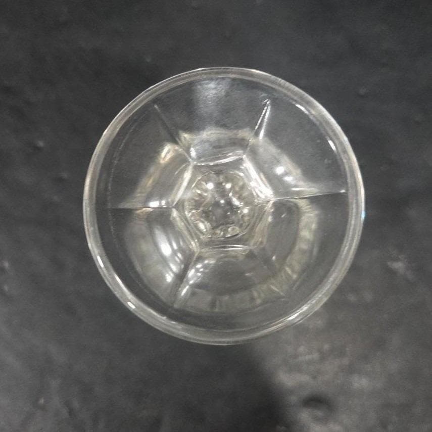 Noritake Perspective Clear Wine Glasses, Set of 2, Vintage Pressed Glass Goblets - Thumbnail 4