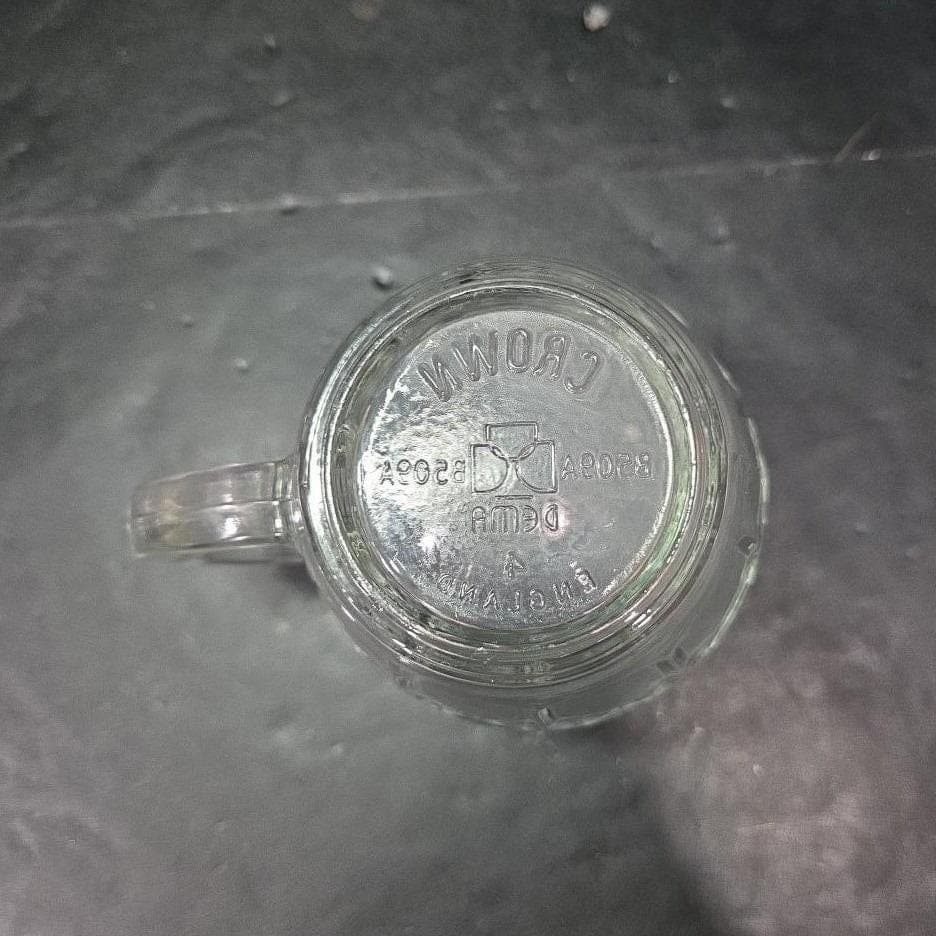 Youngs Real Fraught Beer Dimpled Clear Mug, Replacement Vintage Style Pint Glass - Thumbnail 4