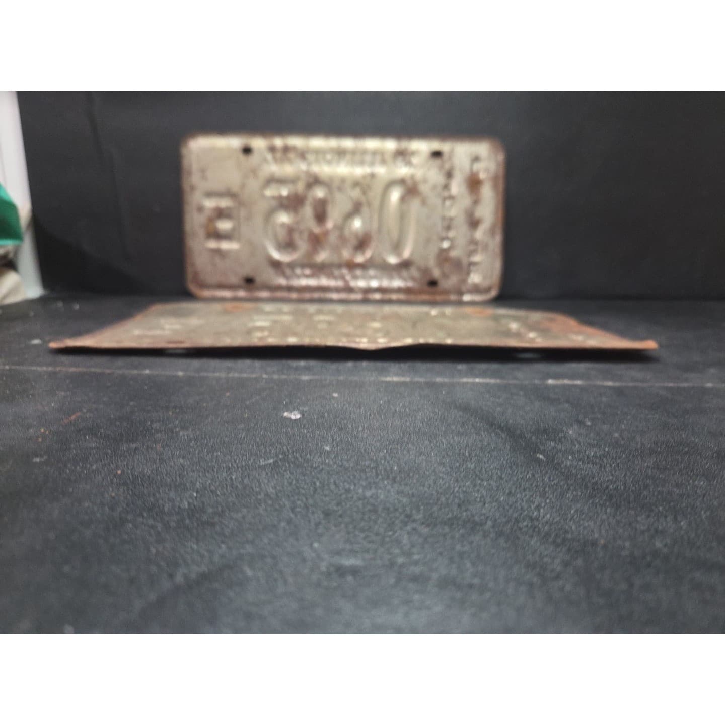 Illinois License Plates Pair 0695 E, Driver Education, Land of Lincoln, Vintage - Thumbnail 3