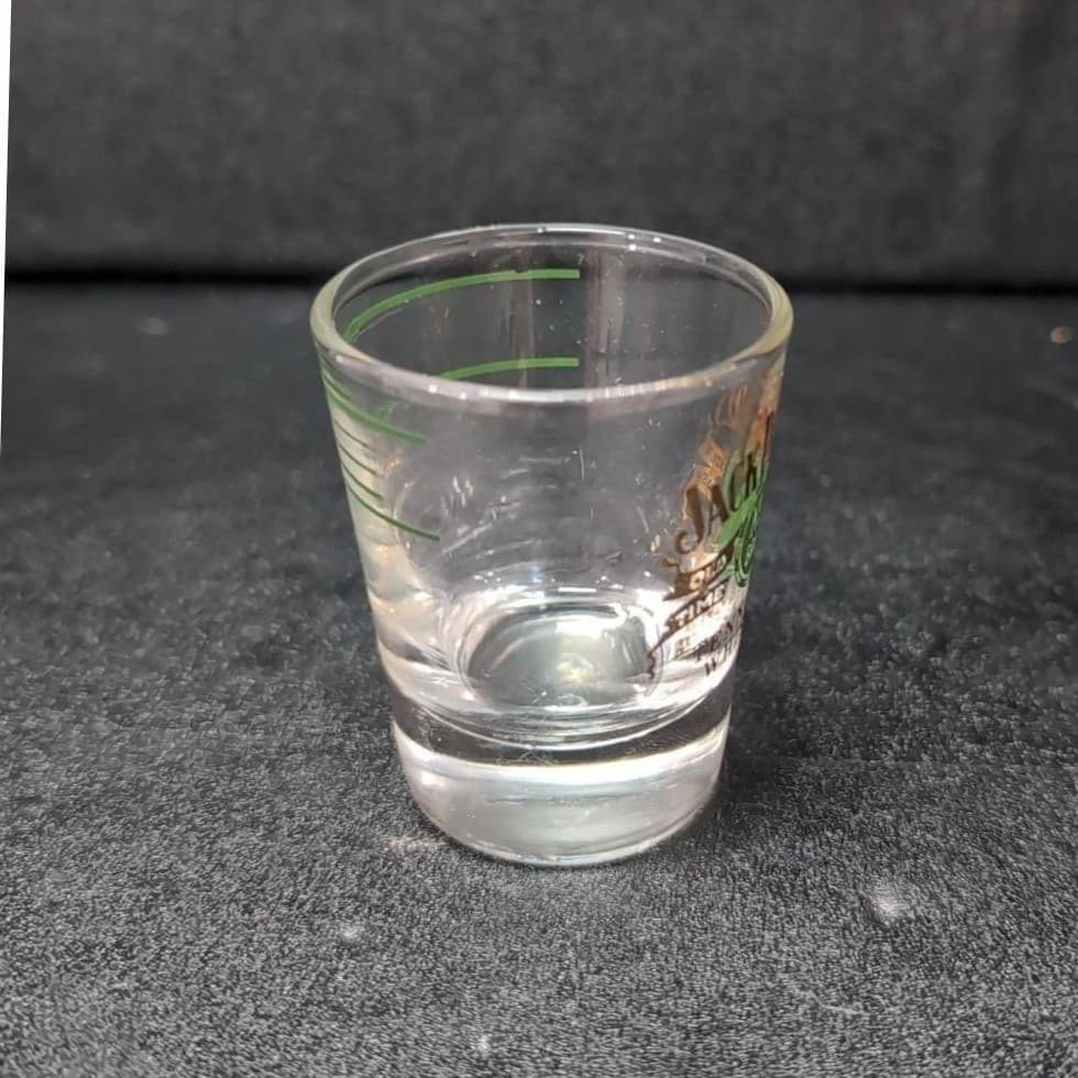 Jack Daniels "Old Time Sour Mash" Shot Glass, Tennessee Whiskey Shooter, Barware - Thumbnail 5