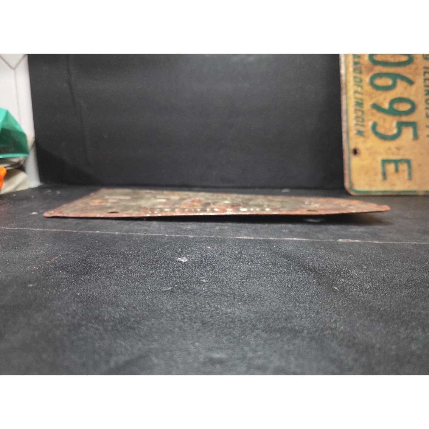 Illinois License Plates Pair 0695 E, Driver Education, Land of Lincoln, Vintage - Thumbnail 4