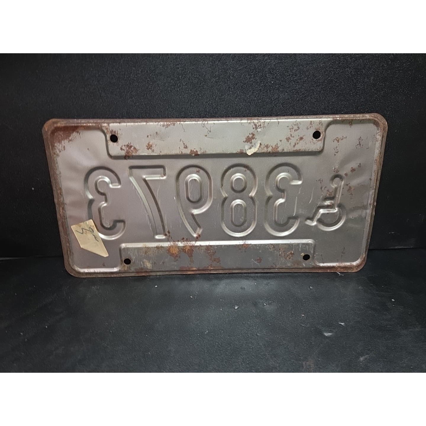 Indiana Handicap License Plate 38973, Hoosier Hospitality, Lagrange Vintage 1992 - Thumbnail 2