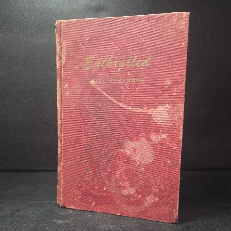 Enthralled Leila Stephens, 1956 First Edition Poetry Book, Banner Press, Red - Thumbnail 2