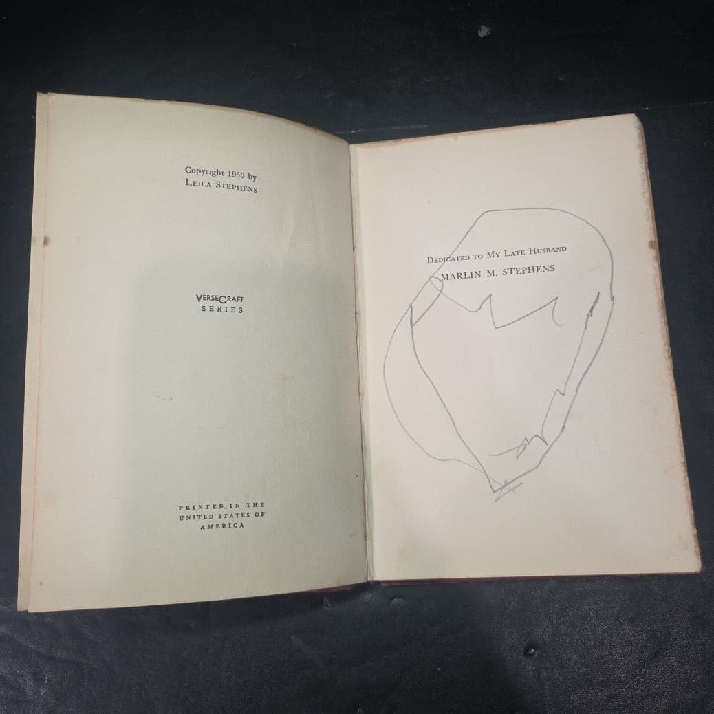 Enthralled Leila Stephens, 1956 First Edition Poetry Book, Banner Press, Red - Thumbnail 5