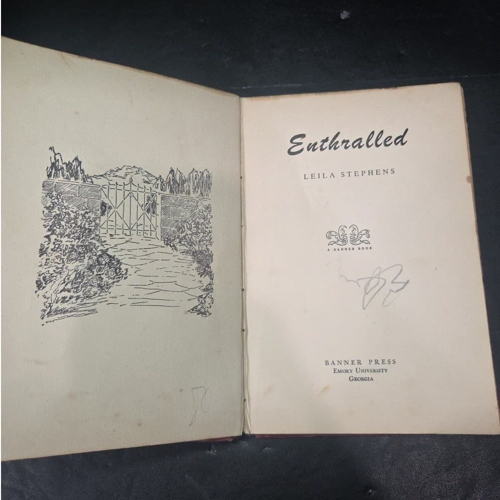 Enthralled Leila Stephens, 1956 First Edition Poetry Book, Banner Press, Red - Thumbnail 4