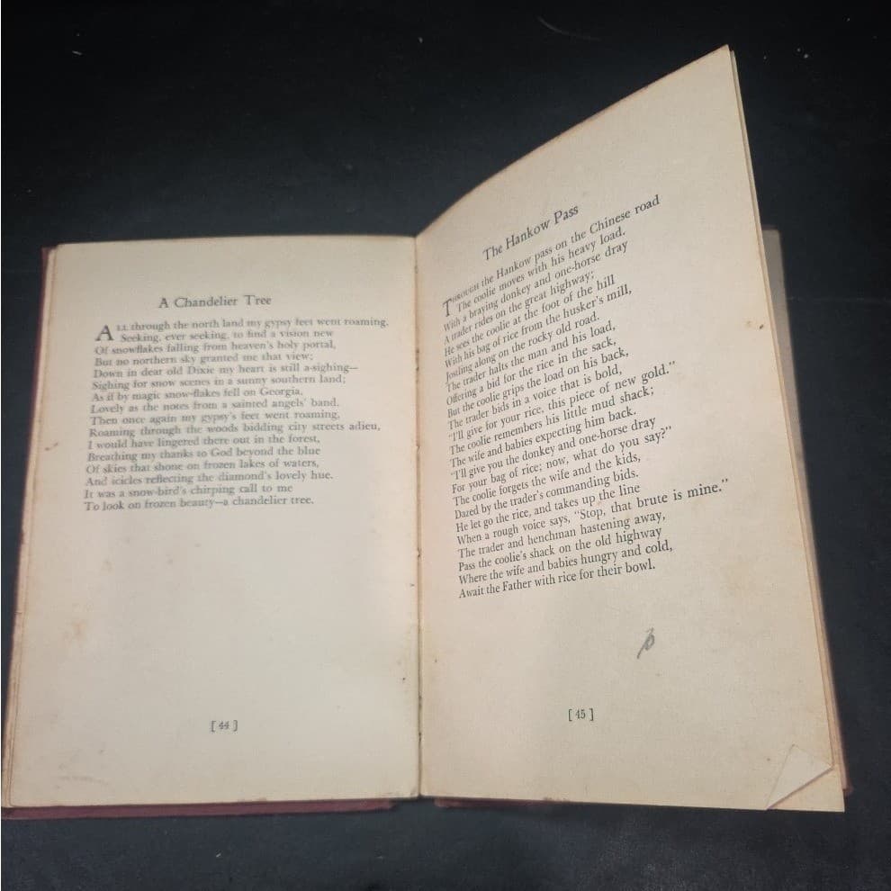 Enthralled Leila Stephens, 1956 First Edition Poetry Book, Banner Press, Red - Thumbnail 6